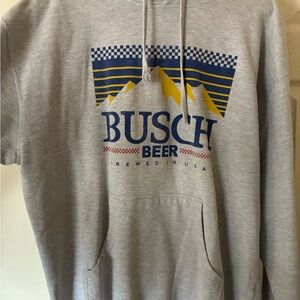 Busch Beer Gray Hoodie for Men